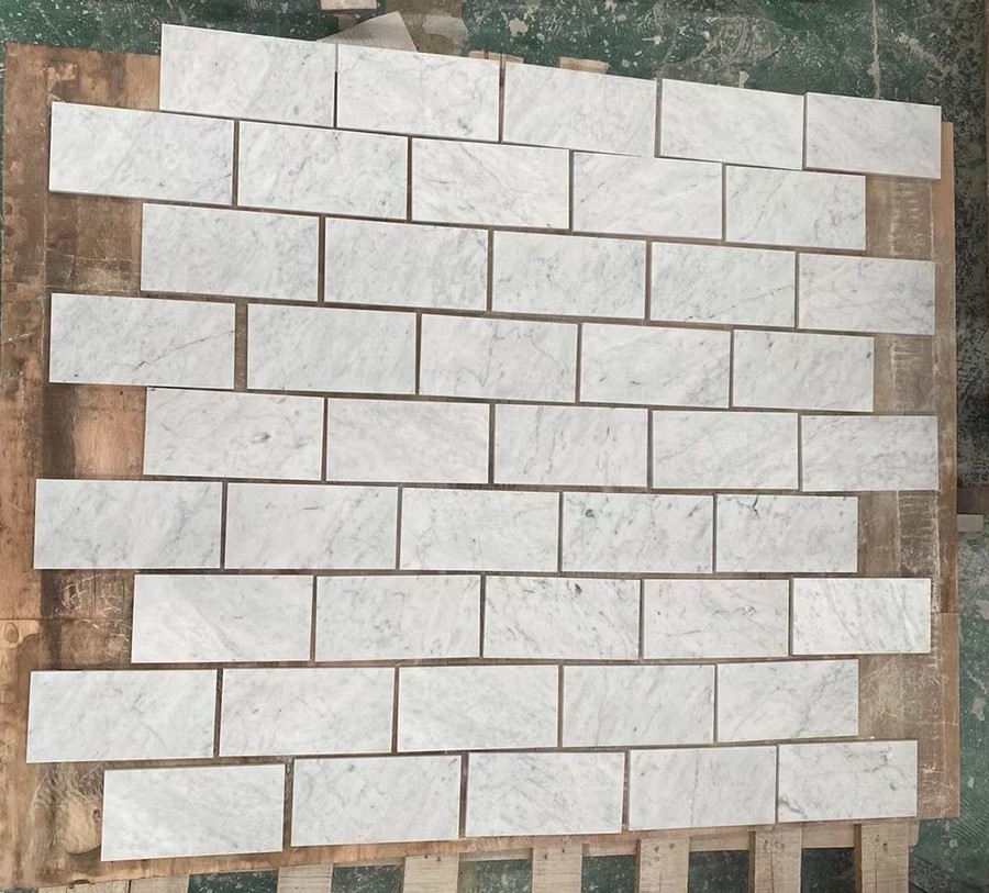 Italian Carrara Marble Mosaic 01