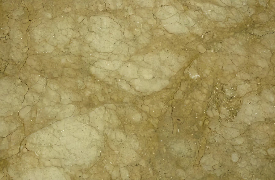 Marble stone hairline cracks