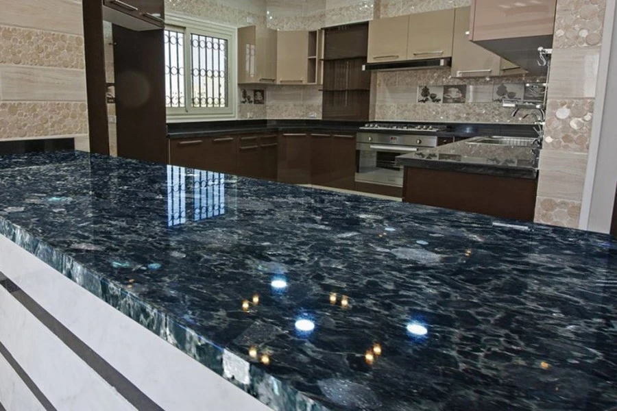 Volga Blue Granite Kitchen 3 Volga Blue Granite Kitchen 3