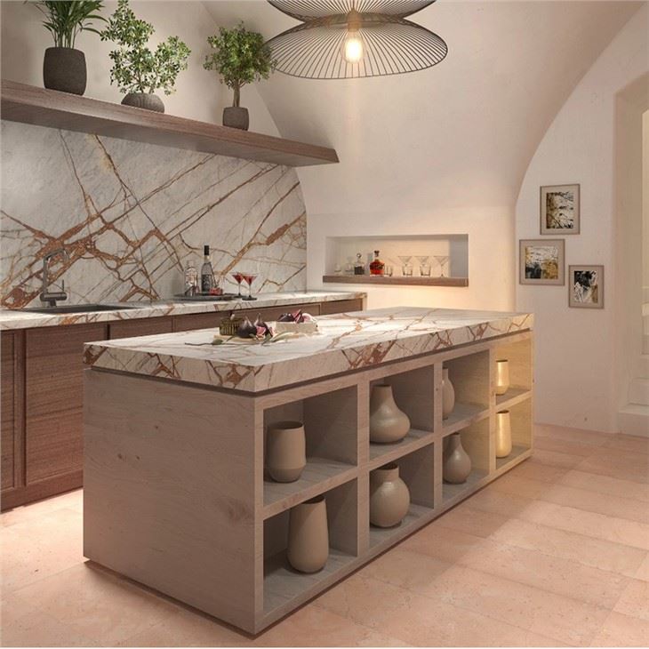 Deep River Marble Kitchen