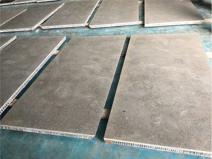 Caliza San Vincente Limestone Laminated Aluminum Honeycomb Panel